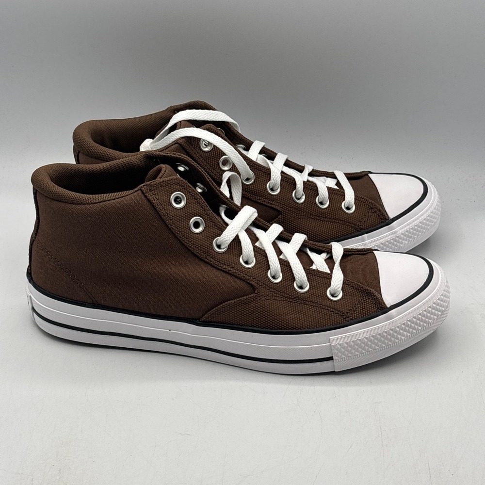 Converse CTAS Malden Street Mid Mens 10 Grounded Brown Canvas A13212F